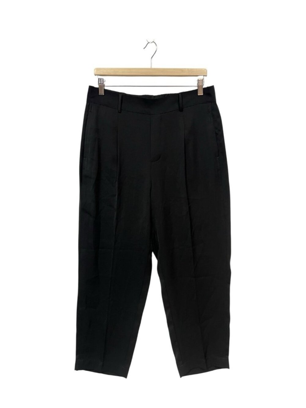 Nic+Zoe Black Pull On Pants Size 14 Straight Leg